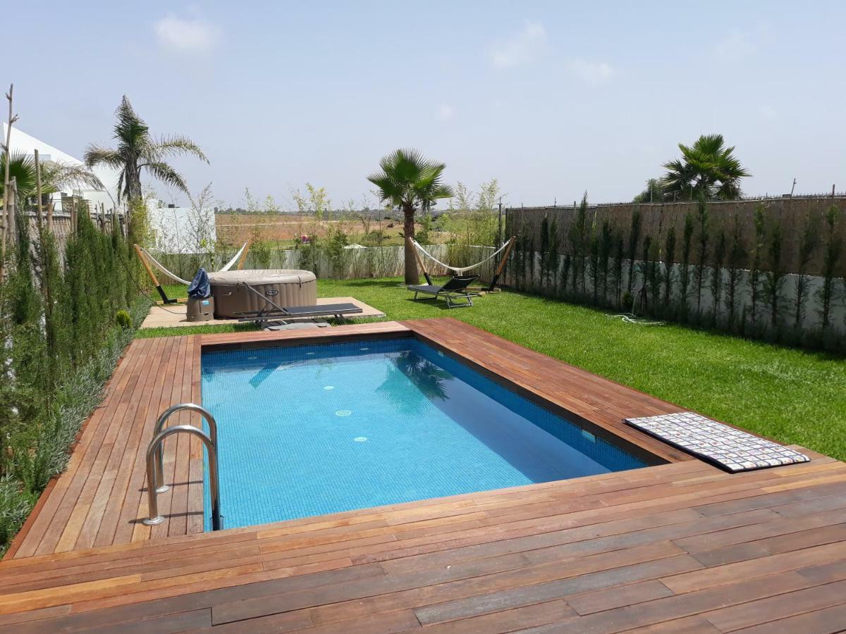 Superbe Villa Avec Piscine Plages Des Nations Rabat Buitenkant foto